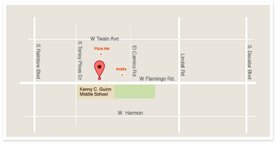 W Flamingo Location